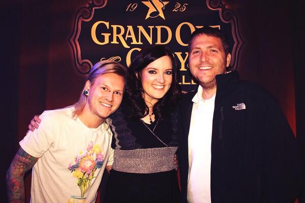 Me and Michael with the wonderful <a href="/TheBrandyClark/">Brandy Clark</a> !  She's so sweet, beautiful, and very talented!