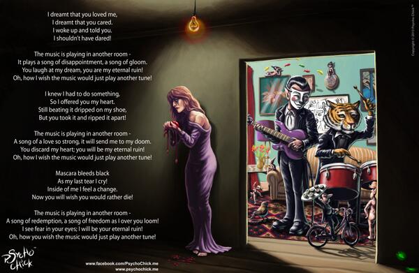 TheFloseum's tweet photo. A piece especially for @flo_tweet by @PsychoChickBook http://t.co/4FeugvbVbo”