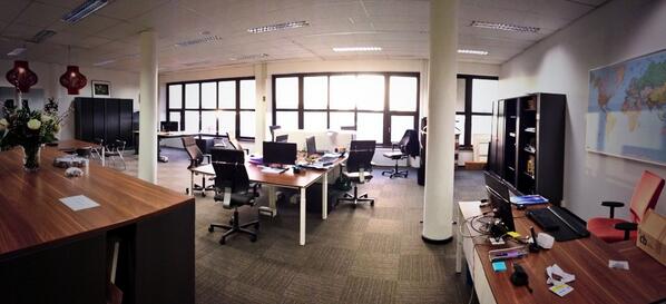 CrowdRoaming's tweet photo. Welcome to our new office. Let's start working. http://t.co/6y2UVBPVcs