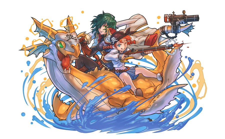 光の海賊龍のイラストを公開 パズドライフ