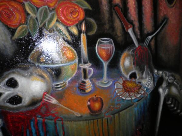 LudovicACX's tweet photo. The Valentine's Day Party (Bad Trip Collection)
Oil on canvas - 100 x 100 cm. http://t.co/oCBExHxh6b