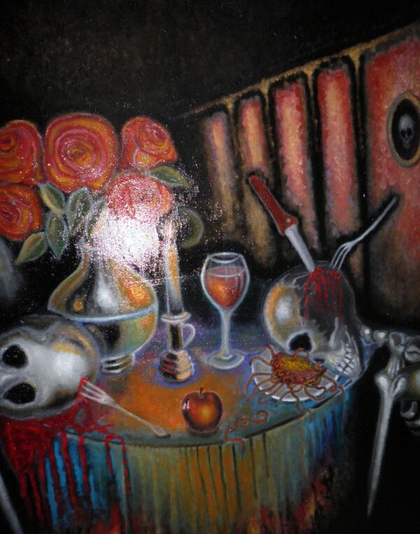 LudovicACX's tweet photo. The Valentine's Day Party ( Bad Trip Collection)
Oil on canvas - 100 x 100 cm. http://t.co/1FcEBK8Mmp