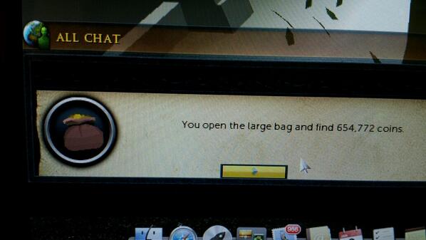 AlwaysGameplay's tweet image. #rs big ass bag