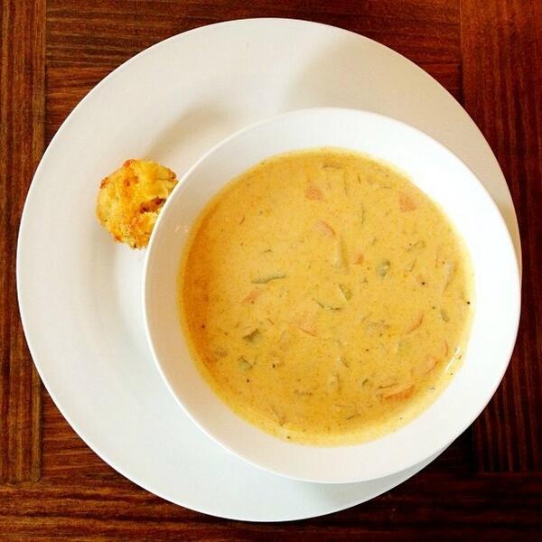 serendipitygf's tweet photo. This week's feature soup @CafeDripRegina is our Hungarian Potato Paprika - head on over and warm up with a bowl !!! http://t.co/mNfHJqLOC1