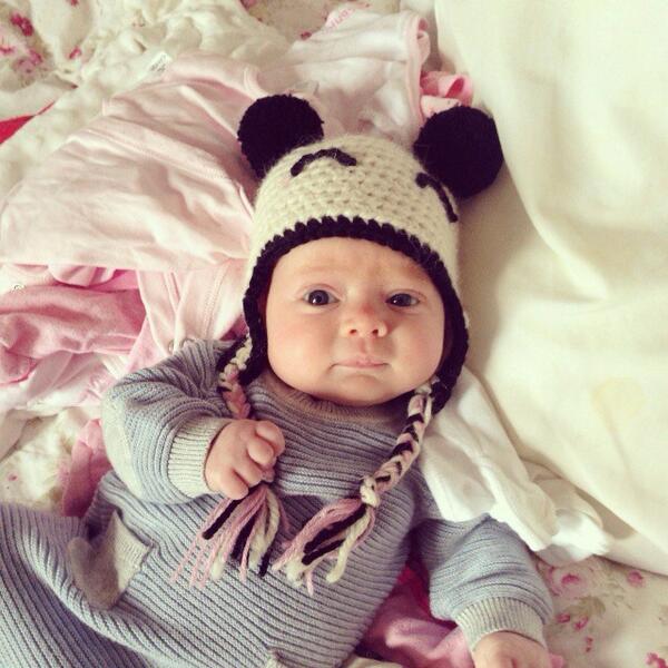 Betty Boo loves her new <a href="/urbancosy/">Urban Cosy</a>  hat, thank you Aunty Dom <a href="/yorkplacestudio/">York Place Studios</a>