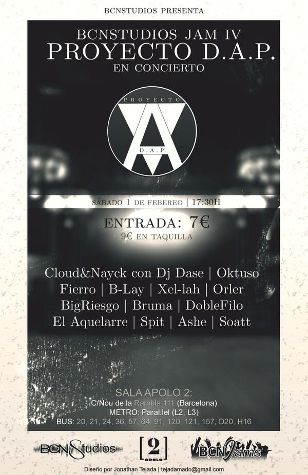 BCNStudios9B's tweet photo. Listos para la fiesta!! El día 1 de febrero la liaremos en Sala Apolo2!! Consigue tus entradas en #BCNStudios!!!! http://t.co/tuO0gwDhmf