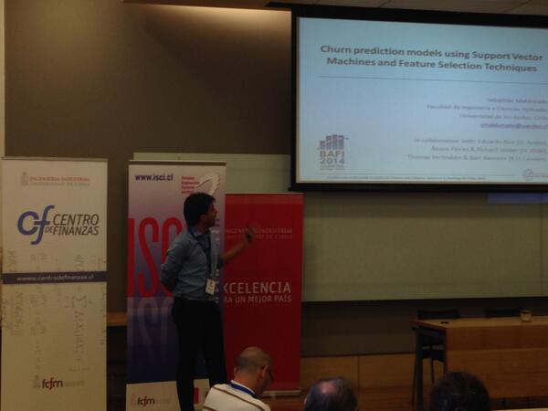 centroISCI's tweet photo. En #Bafichile2014 Sebastián Maldonado de la @uandes presenta su trabajo en colaboración con @Richard_Weber y otros http://t.co/cpKoHKJQZ1