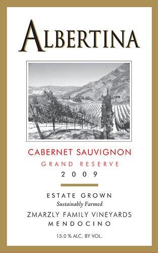 GWineStore's tweet photo. 2009 Albertina Wine Cellars Grand Reserve Cabernet Sauvignon 750 mL - http://t.co/wVevzEuhVi http://t.co/goFB1Jz4da