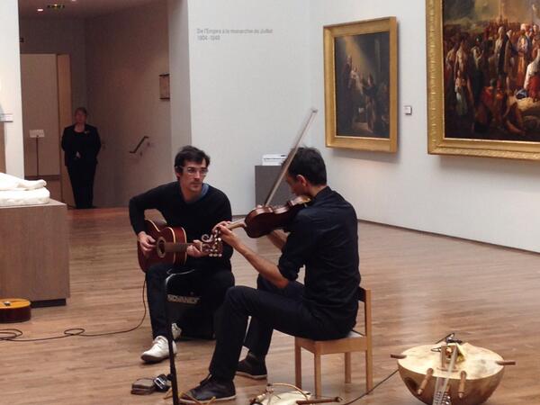 Museesdangers's tweet photo. Répèt du Duo deltas  #MBA. Voyage en musique avec Richard Bourreau #lojo et Vinx #zenzile 8, 9,10 janv 20h30 http://t.co/7nQw9D0uQX