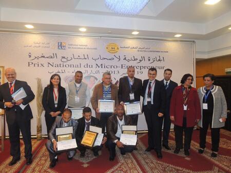 Cérémonie de remise des prix, 2ème édition du Prix National des Microentrepreneurs alamana.org.ma/Actualites.asp…