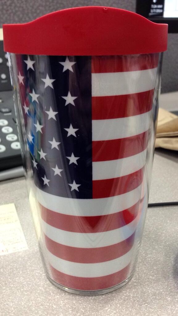 LachMurph's tweet photo. I pledge allegiance to America and coffee http://t.co/SRMRfiJrCg