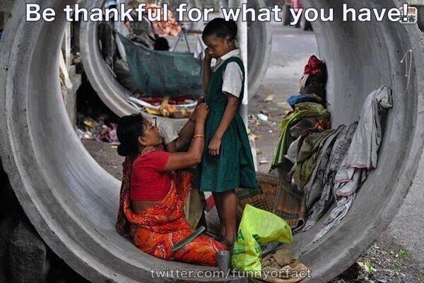 Take time to count your blessings and thank God for your gifts.