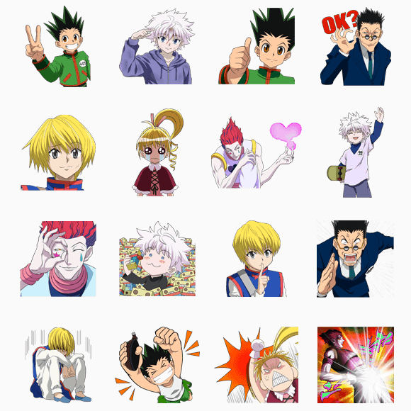 アニメ Hunter Hunter Hunter Hunter Lineスタンプ好評配信中 ゴンやキルアに キメラアント編のキャラクターも登場 Http T Co Ieoqshnbdm Http T Co 1lojqn7eoo