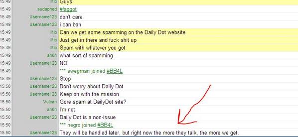 Dailydot_'s tweet photo. Careful, the super secret chat room is going to deal with you later You're welcome for the large arrow #bikinibridge http://t.co/HcguO4biTf