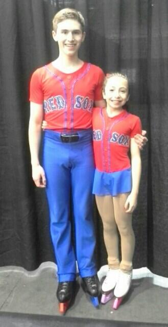 USFigureSkating's tweet image. Colonial FSC reps Jade Esposito &amp;amp; Nathan Rensing were definitely crowd favorites at the BCEC! #Boston2014