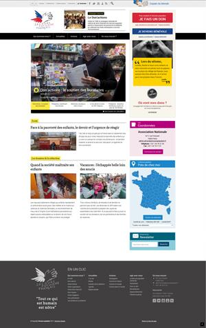 SecoursPop's tweet photo. Découvrez dès maintenant sur vos écrans le nouveau site du Secours populaire ! http://t.co/pPV2Nxuzyh http://t.co/bAA6aTV2cH