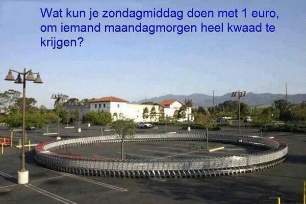 Hmm, blij dat wij iets minder karretjes hebben en ze elke avond naar binnen rijden😉