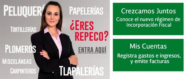 SATMX's tweet photo. En http://t.co/ZFTSrC8Fx9 encontrarás los accesos a Mis Cuentas y a la información del Régimen de Incorporación http://t.co/z8G5QLzo0X