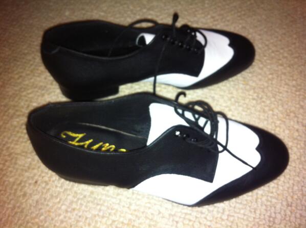 benjack78's tweet photo. @DeborahMeaden@Robinwindsor my first pair of dance shoes aged 35 years !! What do you think? http://t.co/kHKRlaMWf7