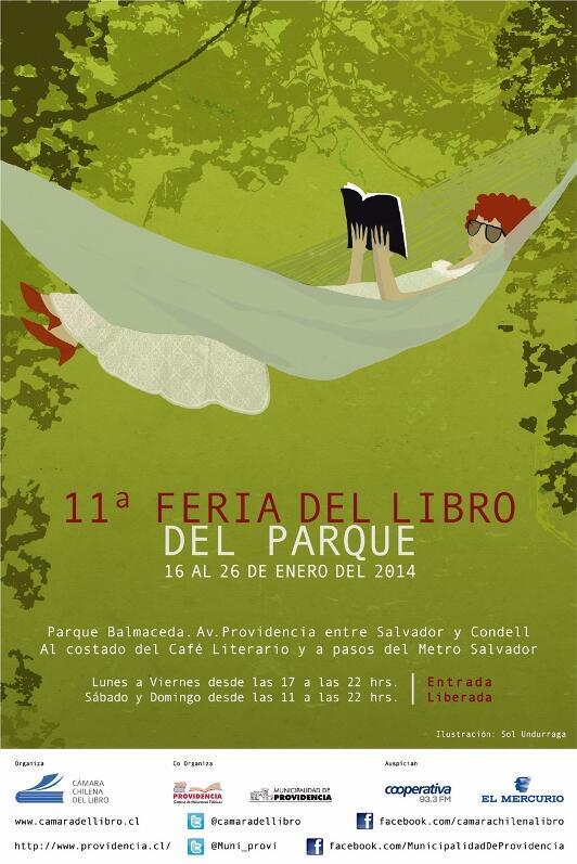 #FeriaEnChile ---> RT @CamaradelLibro: Este año, te esperamos en el Parque Balmaceda,