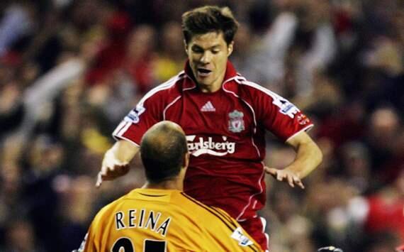 uberfactsports's tweet photo. On this day 8 years ago, Xabi Alonso scored from his own half in Liverpool's 5-3 win at Luton Town. http://t.co/WDwJQTkVlU
