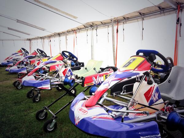 VictoryKarts's tweet photo. All set for this weekend #FWT2014 round 1 for the @briggsracing #LO206 Sr class! We have our fleet ready to hit race http://t.co/wv8tgy5ilo