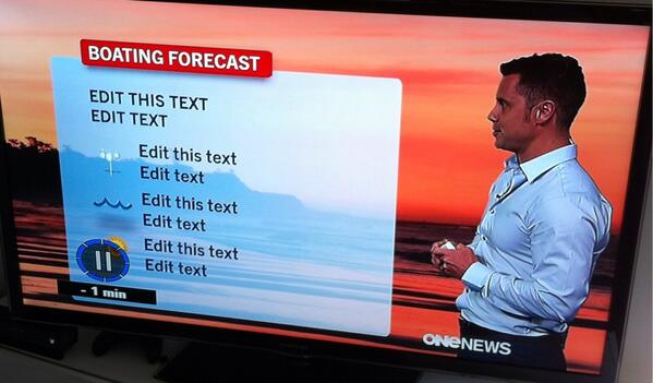 JaseReeves's tweet image. Latest innovation in weather for boaties: YOU fill in the blanks! Genius @BreakfastSam #SmoothRecovery #GoodBugger 👍