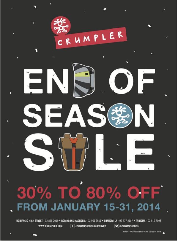 CrumplerPH's tweet photo. Today's the perfect time to get that Crumpler bag you've been eyeing. #crumplerph #bagnerds http://t.co/qU9qY3fXds