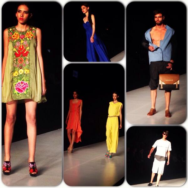 info_EnriqueE's tweet image. En pasarela de los estudiada es Único @intermoda #Intermoda2014