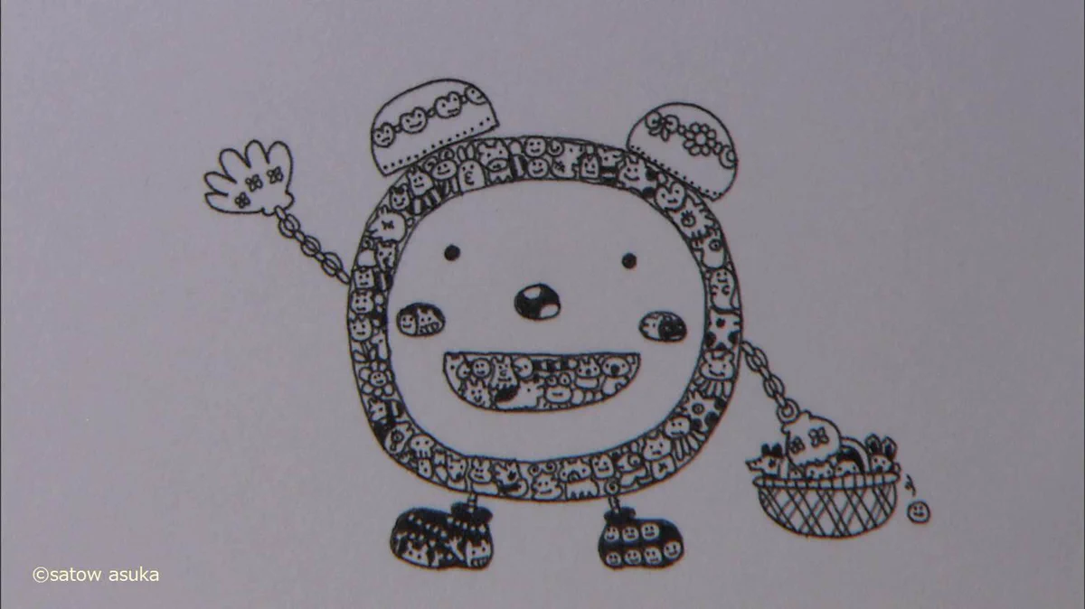 めざましテレビ в X: „ボールペンアートで佐藤明日香さんにボクを描い