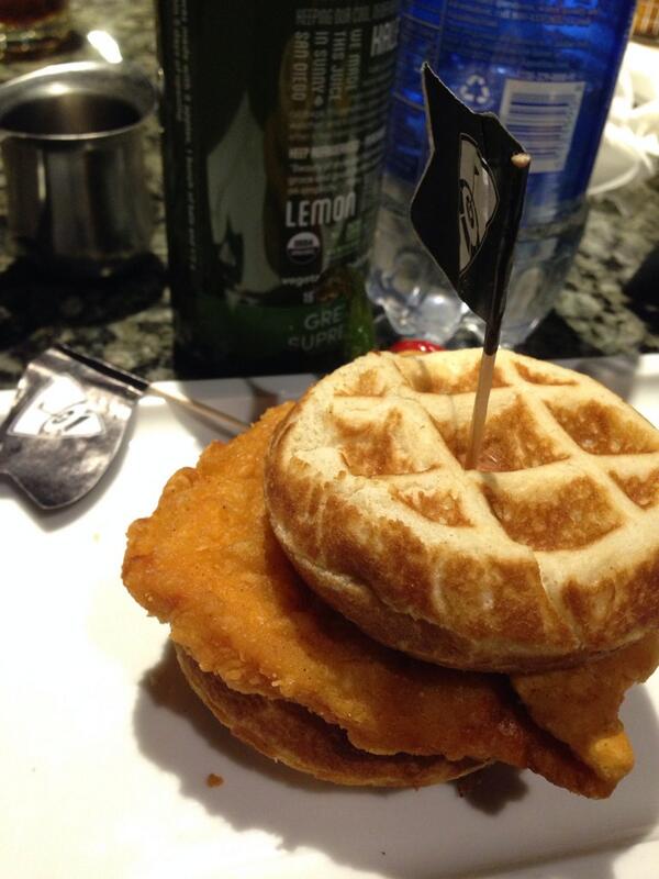 Chicken and waffles!