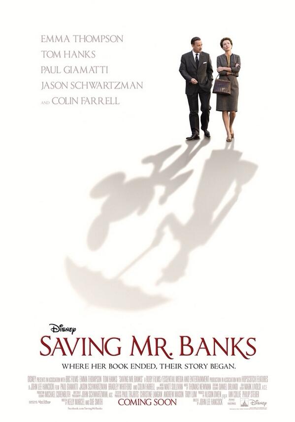 tygertang's tweet photo. Saving Mr. Banks, special movie!

Winds in the east
Mist coming in
Like something is brewing
About to begin http://t.co/im1e7M5w6K