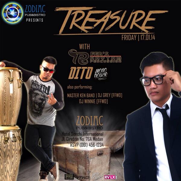This friday nite <a href="/zodiacpub/">ZODIAC PUB & RESORT</a>&amp;bistro <a href="/febsrhythm/">Febs Rhythm</a> @GhardFilter <a href="/Filter_MEDAN/">Filter Medan</a> <a href="/FFWD_Medan/">Fast Forward</a> <a href="/Winieyohanda/">Wenny yohanda Alexaa</a>