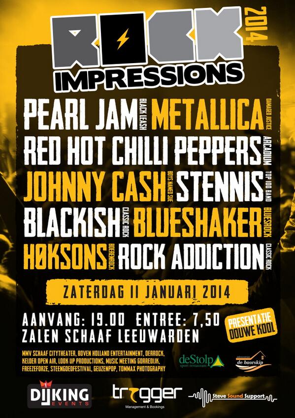 Aanstaande zaterdag 11 januari @ Schaaf City Theater LWD!!