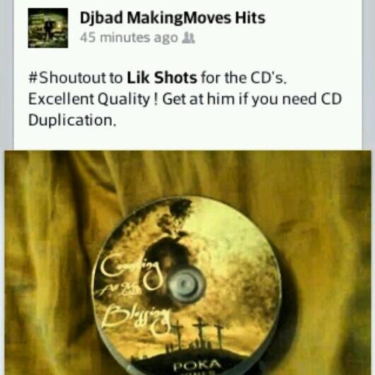 LIKSHOTS's tweet image. @djbadthaproblem got his #cds today. #cdduplications