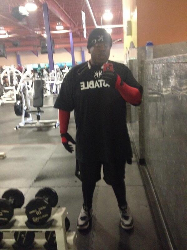 KrizzKaliko's tweet photo. Gettin there. Gym is the answer to anxiety! And meditation is the other answer. Give thx for both of these things. http://t.co/UV8X3Uq7Gn