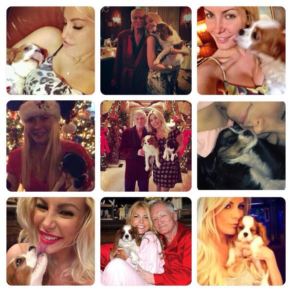 CrystalAndHefFo's tweet photo. Charlie &amp; Lady are definitely two of the luckiest pups! @crystalhefner @hughhefner r the best #PuppyParents🐶❤️🐶 http://t.co/outSOiQcmp