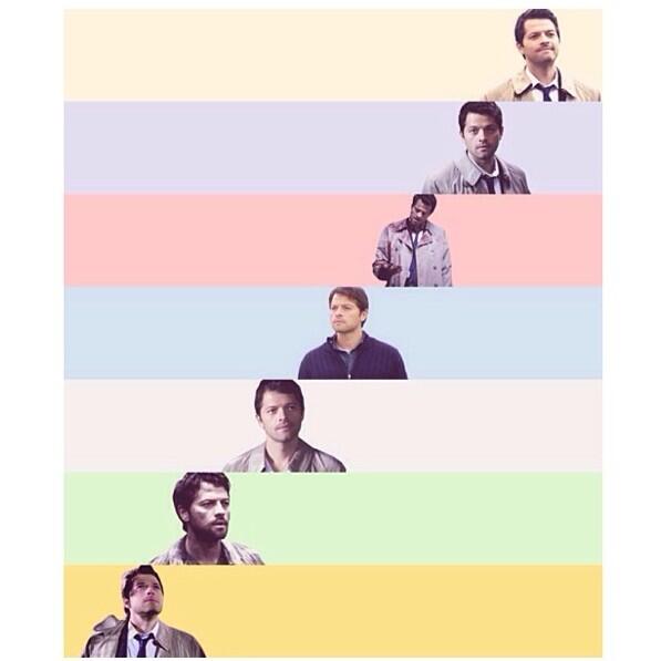 Loving_Castiel's tweet photo. Castiel transformation... MISHA is such a doll.... @mishacollins http://t.co/FBonTDhph8