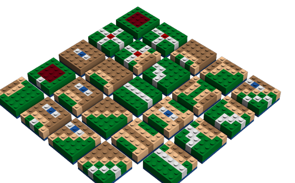 Nick Quaranto 🦦 on Twitter: "The Lego Carcassonne saga continues: Created "flat" tileset with no "layers" feedback about playability. http://t.co/xAikSf0uAg" / Twitter