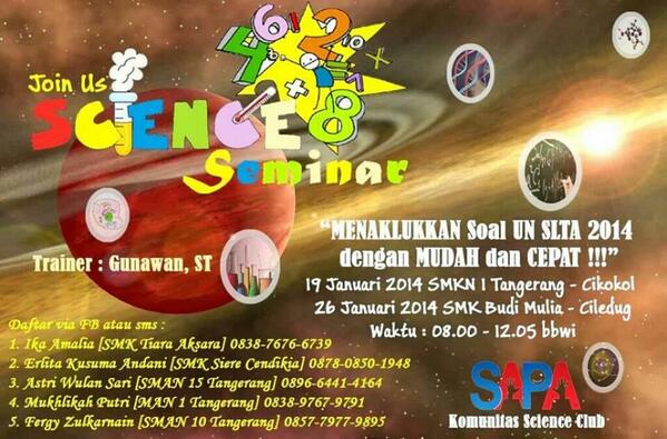 RT <a href="/SAPA_Tangerang/">SAPA Tangerang</a>: yuk ikut acara SAPA terbaru...