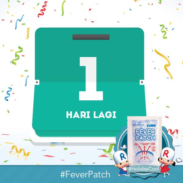 FeverPatchID's tweet image. Siap-siap 1 hari lagi kuis #HolidayCool #FeverPatch akan digelar!
RT dan FOLLOW @FeverPatchID dulu yuk!