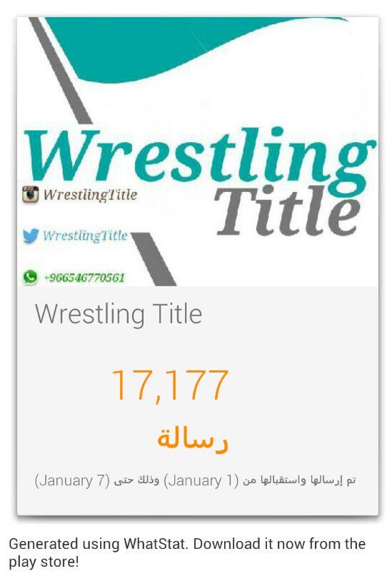WrestlingTitle's tweet photo. شفو كم رسالة من 
1/1/2014
إلى 
7/1/2014 
اللي يبي يدخل يتواصل معي http://t.co/wYu17WE0EV