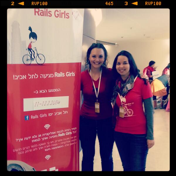 RailsGirlsTLV's tweet photo. @RailsGirlsTLV now at the Tel-Aviv Jaffa City&amp;Gender Conference! Come and see us at Tel-Aviv Jaffa Academic College http://t.co/4eTPRwO8z5