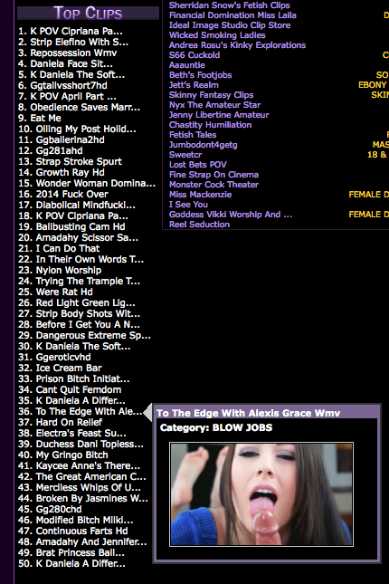 "To the edge with Alexis Grace", Starring: @Alexisgrace_XXX is a top 50 clip on @clips4sale!  Thanks<a class="tags" href="/tag/alexisgrace_xxx">@alexisgrace_xxx</a><a href="/tag/facial"class="tags"><span>#facial</span></a><a href="/tag/porn"class="tags"><span>#porn</span></a><a href="/tag/fucking"class="tags"><span>#fucking</span></a>