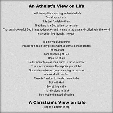 An Atheist's View on Life vs. a Christian's View on Life Bdcp6czCcAAY_KQ