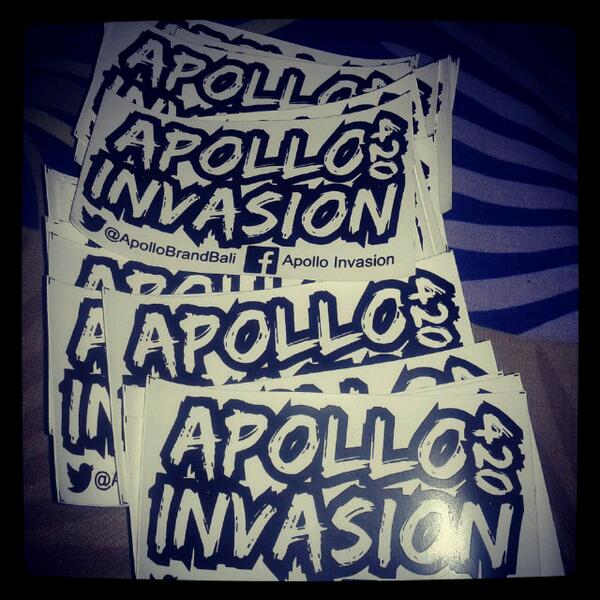 ApolloBrandBali's tweet photo. Stiker kita sudah jd nih☺ada yg mau? (Free) http://t.co/3rJFItE6oY