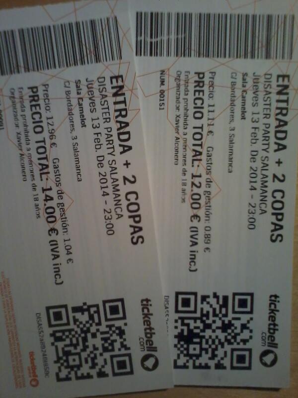 DISASTERpartyS's tweet photo. Disaster Party en Salamanca!!!! Para comprar las entradas contacta a este número: 642703307 http://t.co/orA6Drv6ho
