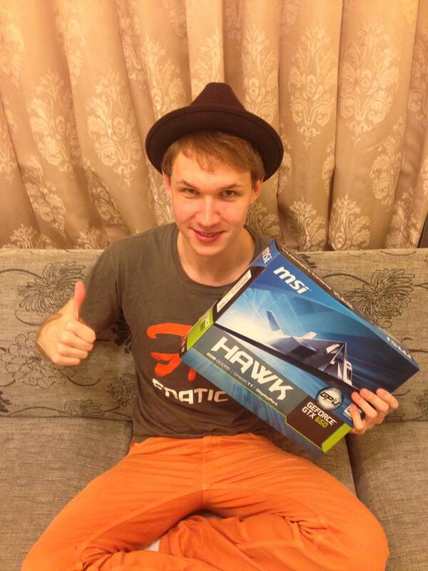 Yes! Got my new graphics card! Stream will be back after WCS qualifiers! Love you <a href="/msitweets/">MSI</a> ! like the hat btw^^;