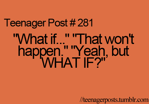 Yeah right? What if? Nobody knows. Haha BIG PROBLEM! NOT! Haha Xx liv #problem Don't even know what she means haha
