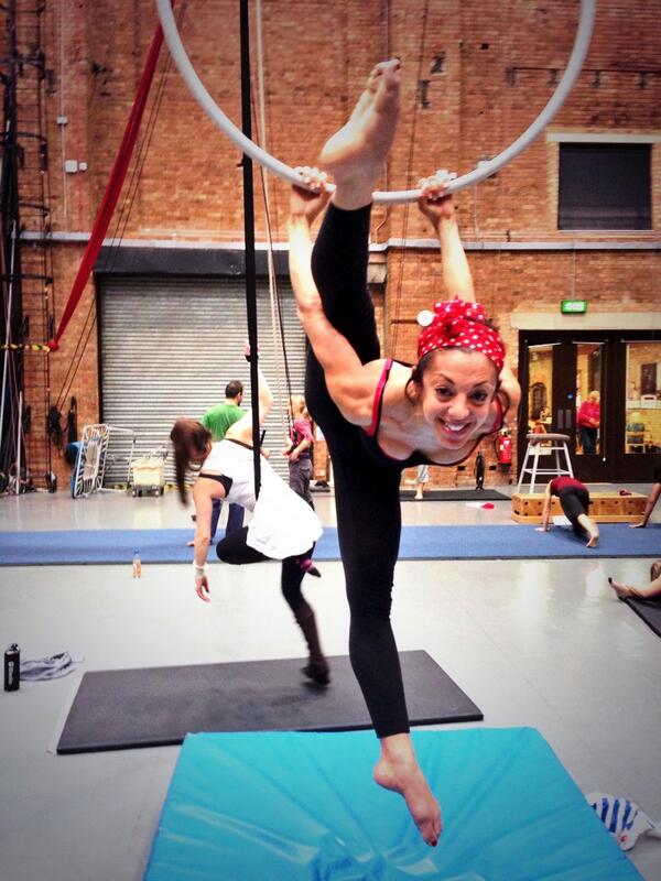 alliehochee's tweet image. Fab training session with the girls @CircusSpace. #Love #hello2014